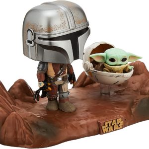 Funko Pop! Moment Star Wars: The Mandalorian – Mandalorian and The Child Vinyl Bobblehead