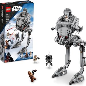 LEGO Star Wars Hoth at-ST 75322 Building Kit; Construction Toy for Kids Aged 9 and Up, with a Buildable Battle of Hoth at-ST Walker and 4 Star Wars: The Empire Strikes Back Characters (586 Pieces)